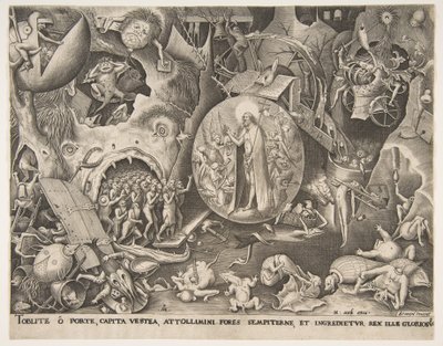 Der Abstieg Christi in die Vorhölle, ca. 1561 von Pieter van der Heyden