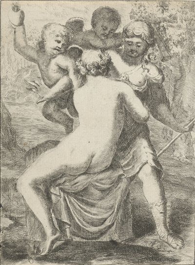 Jupiter verführt Callisto von Pieter van der Plas (II)