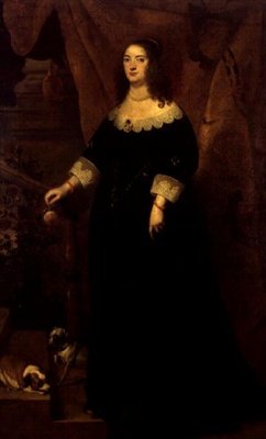 Porträt der Prinzessin von Oranien von Pieter van der Plas or Plaas