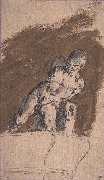 Gefesselter nackter Gefangener, nach Pietro Tacca von Pietro Antonio Novelli