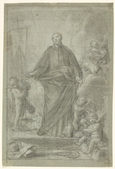 St. Kajetan von Thiene (?) umgeben von Putti von Pietro Antonio de Pietri