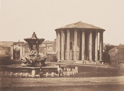Tempel der Vesta von Pietro Dovizielli