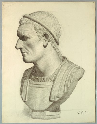 Büste eines römischen Senators (nach einem Gipsabdruck) von Pietro Montana