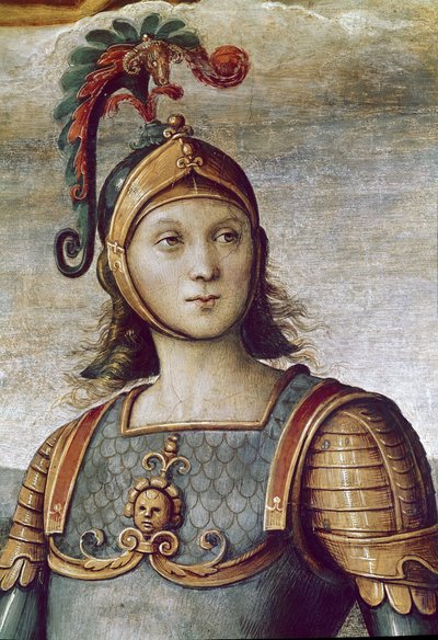 Horatius Cocles, (Detail) von Pietro Perugino