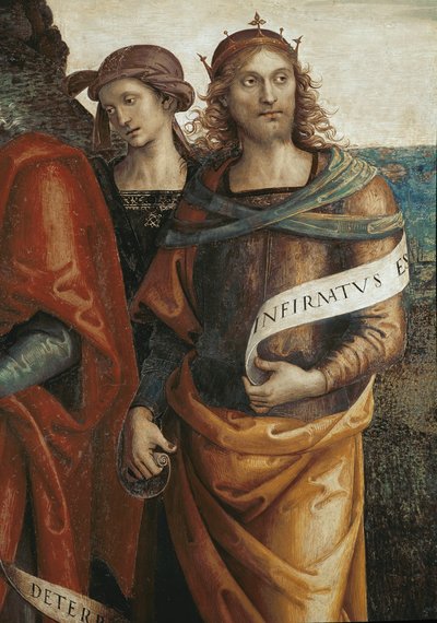 Salomo (Detail) von Pietro Perugino