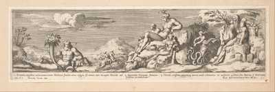 Allegorie auf die Route zwischen Rom und Florenz von Pietro Sante Bartoli