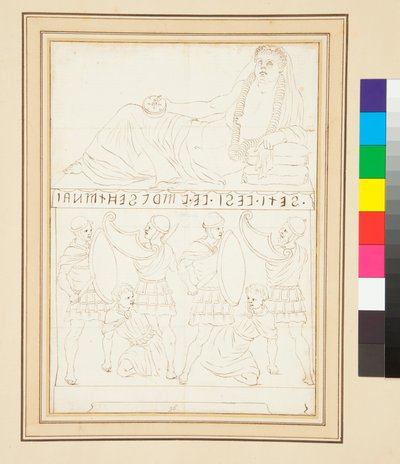 Etruskische Urne von Pietro Santi Bartoli