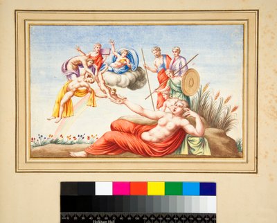 Lunette aus einem Grab von Pietro Santi Bartoli