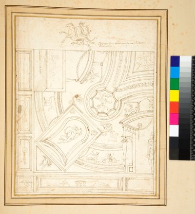 Ornamento di una stanza anticha tutta di stucco di bassorileuo von Pietro Santi Bartoli