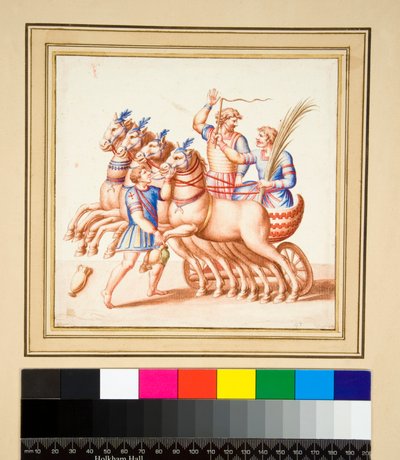 Zwei Wagenlenker von Pietro Santi Bartoli