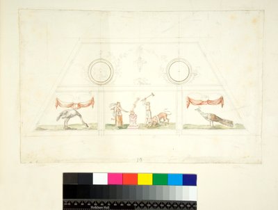 Gewölbe der Villa Madama von Pietro Santi Bartoli