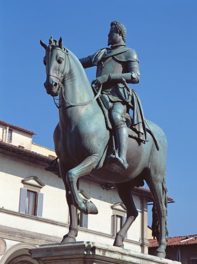 Denkmal für Ferdinando I de Medici, Piazza della SS Annunziata, Florenz, ca. 1602-08 von Pietro Tacca