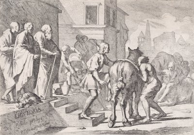 Die Abreise des verlorenen Sohnes, ca. 1645 von Pietro Testa