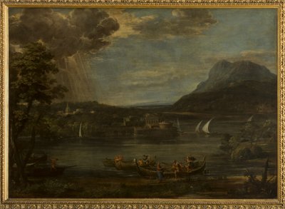 Landschaft mit der Berufung des Heiligen Petrus von Pietro da Cortona