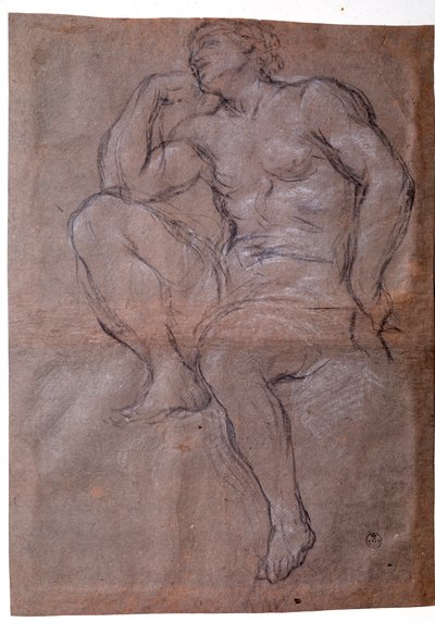 Junger Mann, Studie von Pietro da Cortona