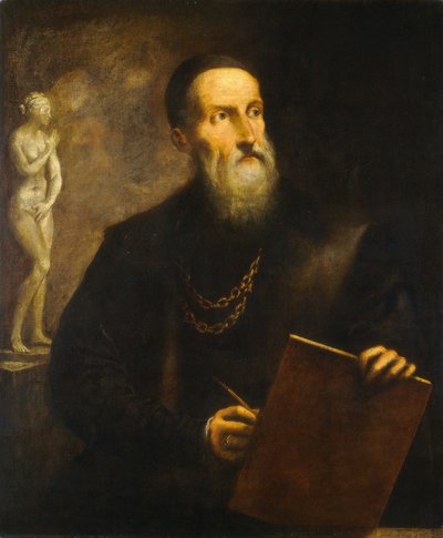Imaginäres Selbstporträt von Tizian von Pietro della Vecchia