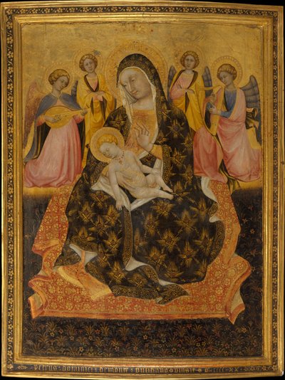 Madonna mit Kind und Engeln von Pietro di Domenico da Montepulciano