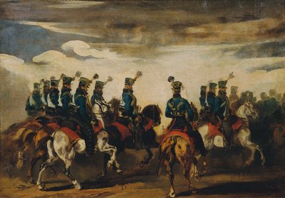 Österreichische Blaue Husaren von Piotr Michalowski