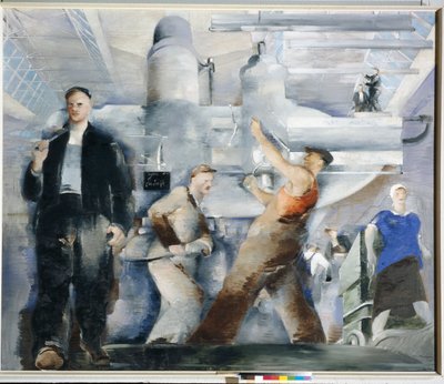 Die Montage einer Werkstatt von Piotr Vladimirovich Williams