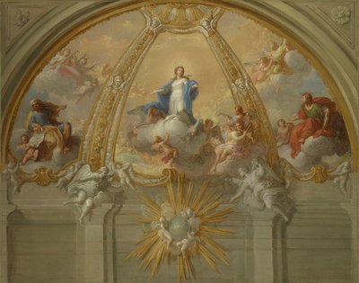 Unbefleckte Empfängnis, ca. 1730 von Placido Costanzi