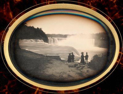 Daguerreotypie der Niagarafälle von Babbitt, ca. 1855 von Platt D. Babbitt