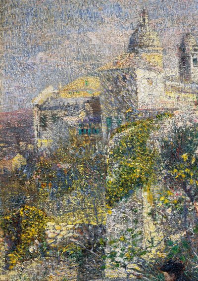 Aprilmorgen in Ligurien oder Oliven in Albaro von Plinio Nomellini