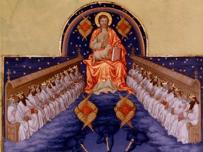Sankt Johannes auf Patmos von Pol de Limbourg