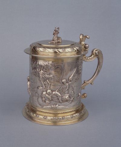Bierkrug mit Szenen aus dem Leben des Propheten Elija von Polish School