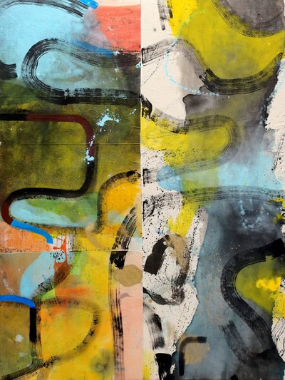Dynamische Farbstreifen von Poonam Choudhary