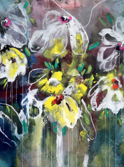 Lebendiger Blumenausdruck von Poonam Choudhary