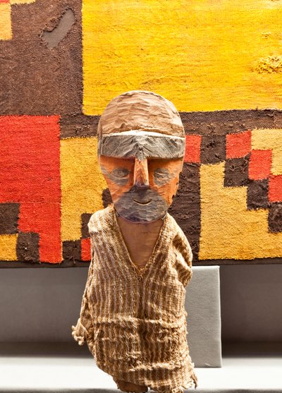 Grabstatuette, Peru, Chancay-Kultur von Precolombian Precolombian