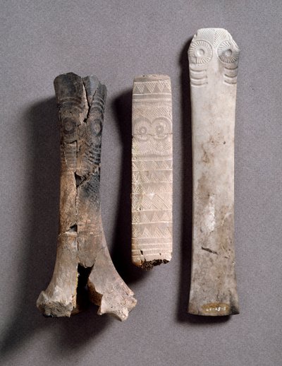 Knochen- und Steinidole aus Almizaraque von Prehistoric Prehistoric