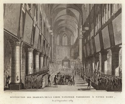 Segnung der Fahnen durch die Pariser Nationalgarde von Prieur