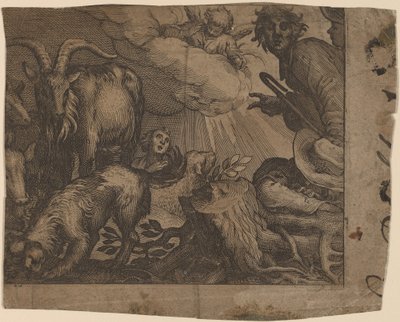 Verkündigung an die Hirten von Probably Netherlandish 17th Century