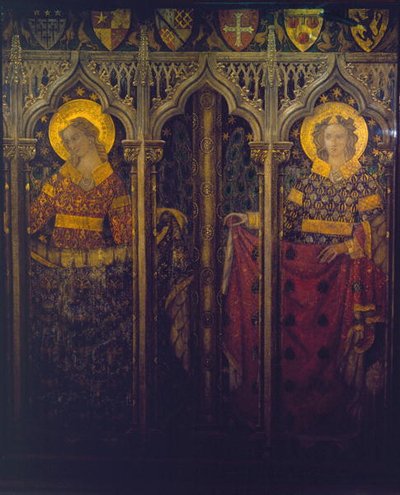 Engel, Rekonstruktion eines Wandgemäldes ursprünglich in der St. Stephan