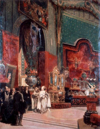 Abd al-Kadir besucht die Weltausstellung in Paris, 1855 von Prosper Lafaye or Lafait