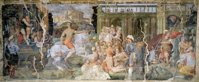Geschichten von Papst Silvester und Kaiser Konstantin von Prospero Fontana