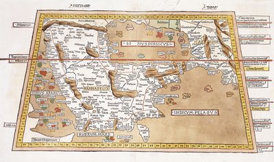 Sexta Asie Tabula, 1541 von Ptolemy
