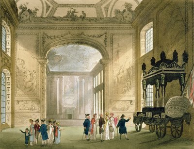 Greenwich Hospital aus Ackermanns Mikrokosmos von London von Pugin and Rowlandson