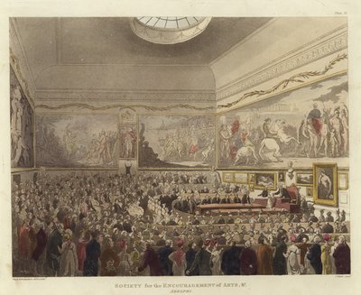Gesellschaft zur Förderung der Künste von Pugin and Rowlandson