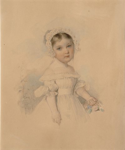 Porträt der Gräfin Alexandra Alexandrowna Golizyna, Mitte der 1820er Jahre von Pyotr Fyodorovich Sokolov