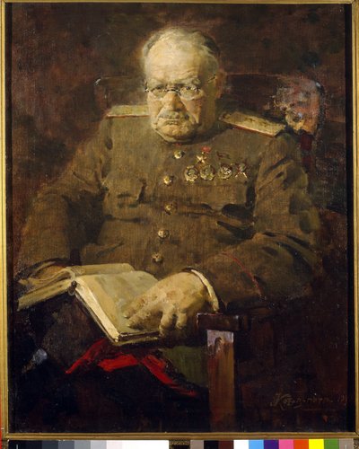 Porträt des Neurochirurgen und Akademikers Nikolai N. Bourdenko (1876-1946) von Pyotr Ivanovich Kotov