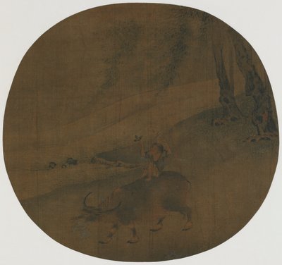 Junge auf einem Wasserbüffel, Ming-Dynastie, 16.-17. Jahrhundert von Qin Shunyou