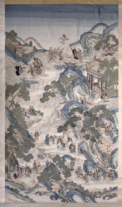 Versammlungen von Gruppen Unsterblicher, ca. 1800 von Qing Dynasty Chinese School