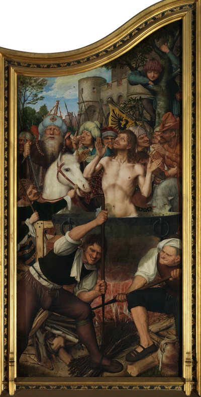 Altarbild der Zunft der Tischler von Quentin Massys or Matsys