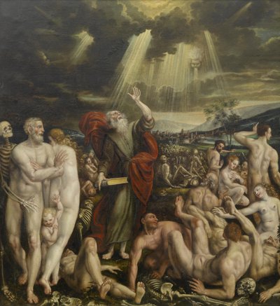 Die Vision des Propheten Ezechiel von Quentin Massys or Metsys