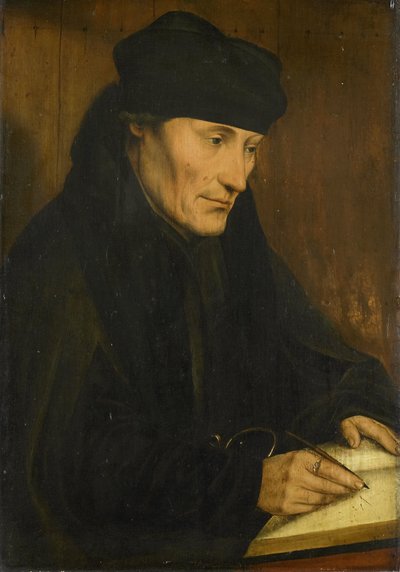 Porträt von Desiderius Erasmus von Quinten Massijs (I) (copy after)