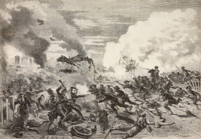 Ankunft der Division von General Fanti, Schlacht von Magenta, 4. Juni von Quinto Cenni