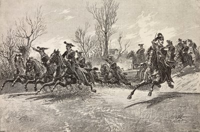 Artillerie zu Pferd, italienische Armee (Stich) von Quinto Cenni