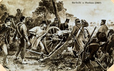 Garibaldi bei Mentana von Quinto Cenni